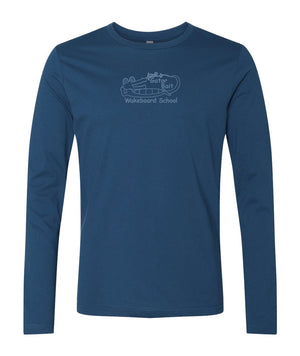 Gator Bait Men's Long Sleeve T-Shirt - Cool Blue